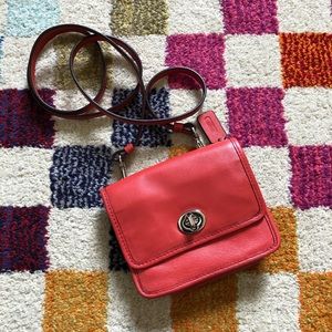 COACH Legacy Mini Crossbody LIKE NEW - RED!